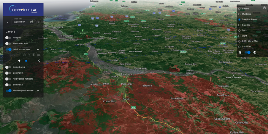 The Development of the CopernicusLAC Wildfire Pilot Service (Use Case 6) Enters Its Final Design Phase The Development of the CopernicusLAC Wildfire Pilot Service (Use Case 6) Enters Its Final Design Phase